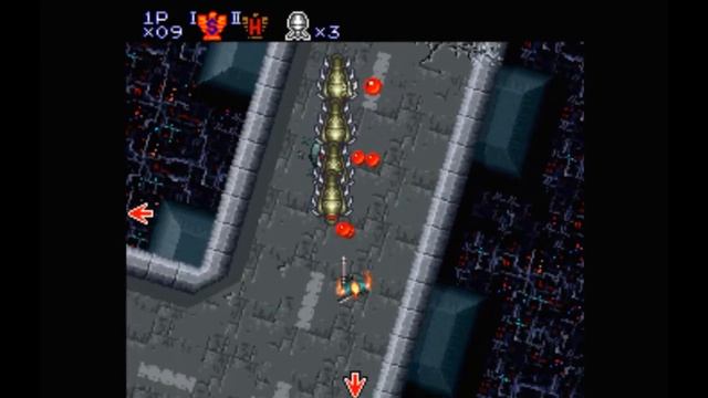 Super Nintendo (Snes) 16-bit Contra 3 The Alien Wars Stage 2