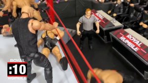 WWE Royal Rumble 2020 Action Figure Match!