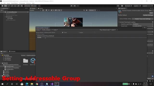 Unity Addressable with Google Cloud private bucket for Android | Tutorial смотреть онлайн
