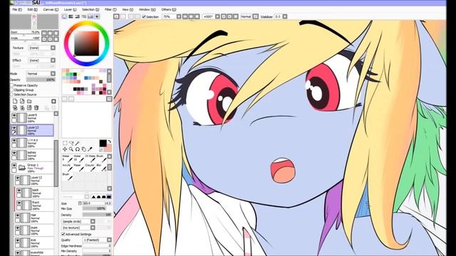 Dakimakura Rainbow Dash Process Video