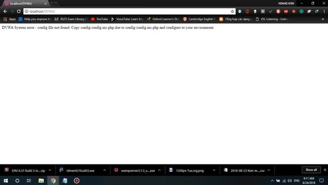 Hướng dẫn cài đặt DVWA trên Windows- Introduction to install DVWA on Windows смотреть онлайн