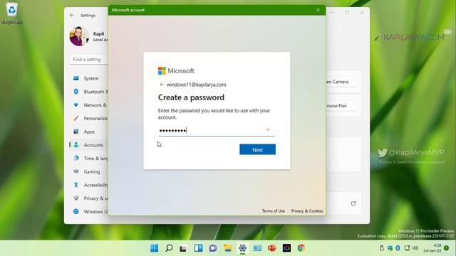 Add custom email Microsoft account in Windows 11 смотреть онлайн