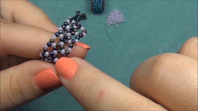 Spiffy Beaded Ring Band Tutorial смотреть онлайн