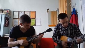 Классика на балалайке. В.Ф. Бах "Дуэт для 2-х флейт №2"