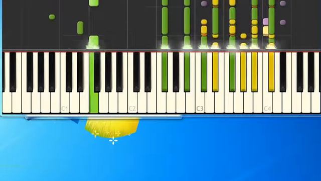 Modjo Lady [Piano tutorial by Synthesia] смотреть онлайн