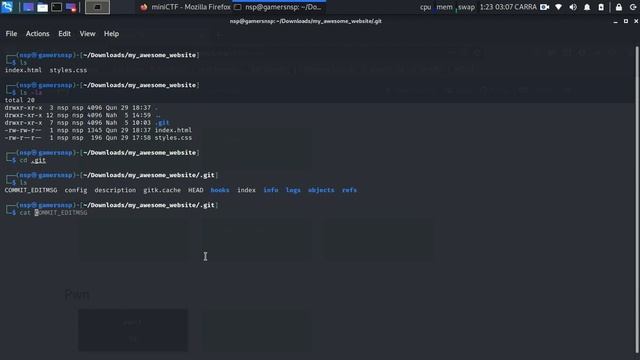 Go Git CTF challange | miniCTF 2021 смотреть онлайн