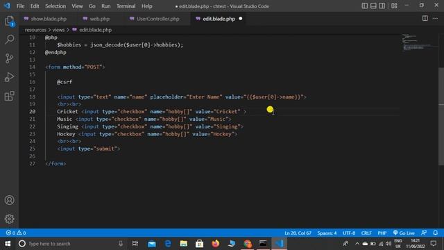 How To Update Multiple Checkbox Values in Database In Laravel In Hindi смотреть онлайн