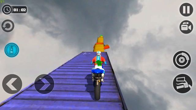 НЕВОЗМОЖНЫЕ ИСПЫТАНИЯ НА МОТОЦИКЛЕ ИГРА НА АНДРОИД И IOS IMPOSSIBLE MOTOR BIKE TRACKS NEW MOTOR BIK смотреть онлайн