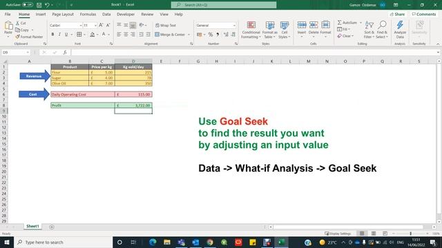 Life-Saving Excel Tips #2 - Goal Seek Function смотреть онлайн