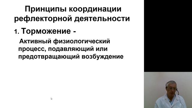Нормальная физиология 3. Возбуждение и торможение в ЦНС