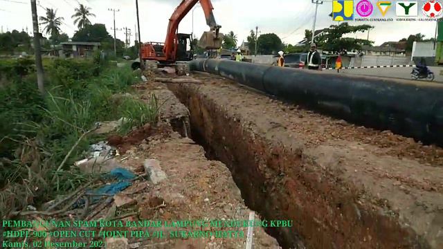 SPAM Bandar Lampung 2021-2022-Pemasangan pipa tanam HDPE-900mm PN. 10. смотреть онлайн