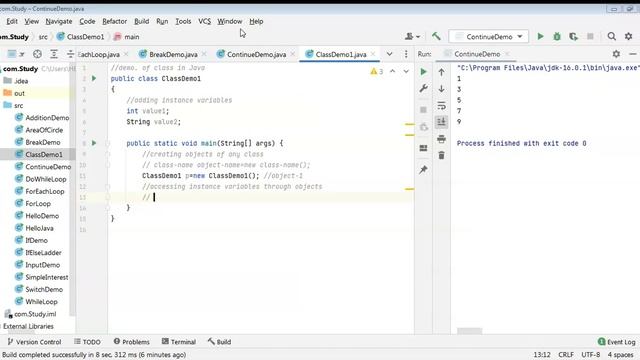 How to declare instance variables in a Class in Java? (17) || #Java Programming смотреть онлайн