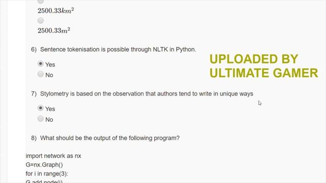 NPTEL | The Joy of Computing using Python | Week 9 Quiz Solution смотреть онлайн