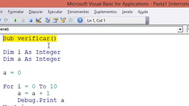 Excel, 2010, VBA, Debug, Print, Verificação, Imediata, Valor, Variável смотреть онлайн