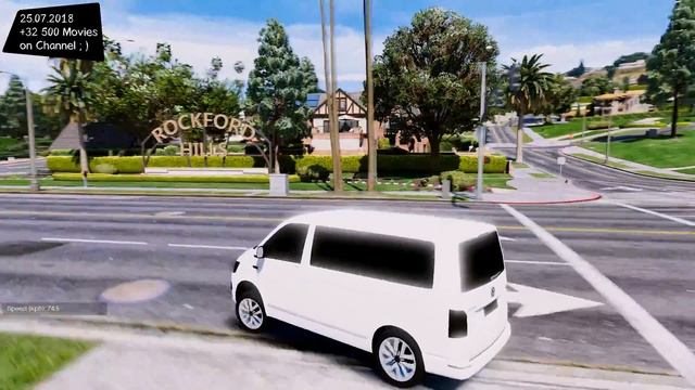 Volkswagen t6 2016 Test Drive GTA V _REVIEW смотреть онлайн