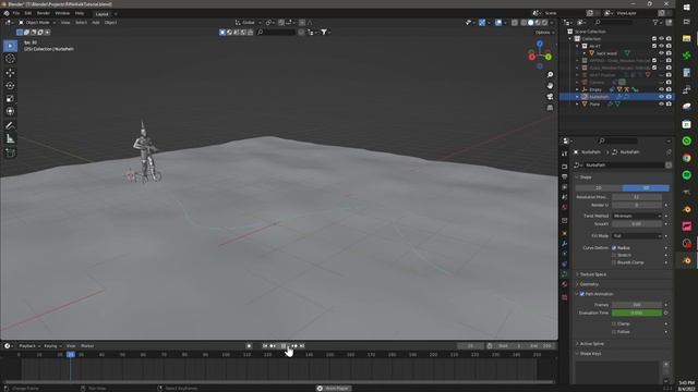 Character Animation with Particle Interaction in 2 minutes| Blender quick Tutorial смотреть онлайн