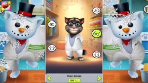 Мой говорящий Кот #9 ТОМ СНЕГОВИК Мой виртуальный питомец ИГРА МУЛЬТИК ДЛЯ ДЕТЕЙ