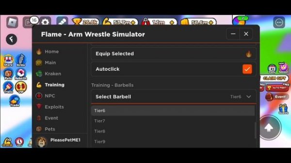 ?Arm Wrestle Simulator Script Pastebin | New Huge Updates + New Version GUI (Roblox)?♂️