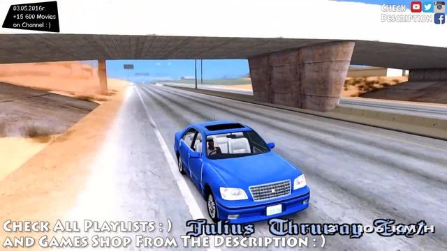 Toyota Crown Majesta S170 - GTA MOD _REVIEW смотреть онлайн