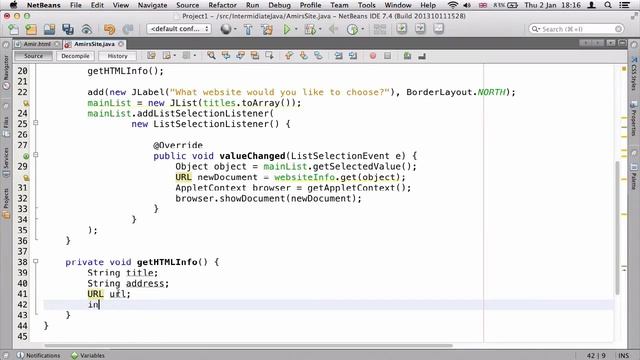 ۲۶- گرفتن داده ها از فایل HTML در جاوا Java смотреть онлайн