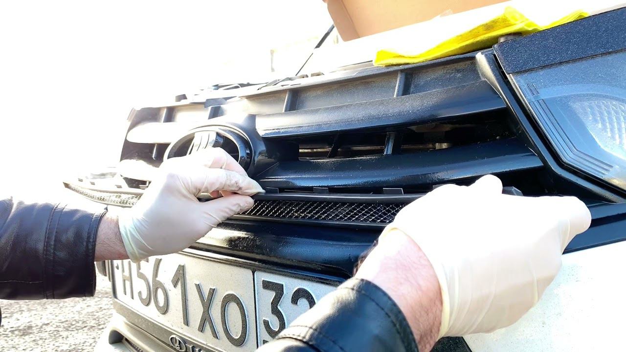 Устанавливаем «исправленную» верхнюю защиту радиатора "Стрелка11" на LADA Granta FL, что изменилось? смотреть онлайн