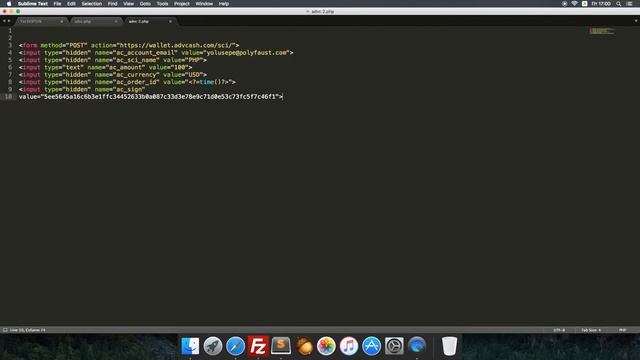 Как подключить Advanced Cash на PHP. Прием платежей на сайте. смотреть онлайн