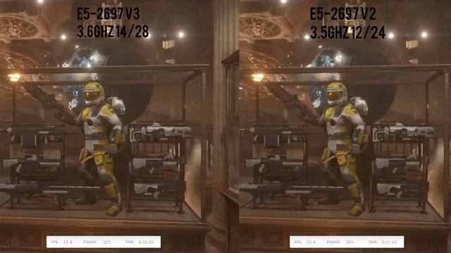 Benchmark 3Dmark Timespy E5 2697 V3 Vs E5 2697 V2 - GTX 1070
