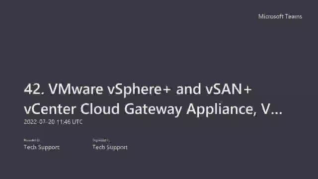 42. vSphere+ & vSAN+: Cloud Console, Admin/Developer Services, LCM, Security | FAQs & More! смотреть онлайн