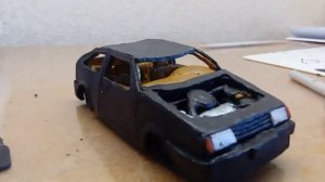 ваз 2108 из пластилина