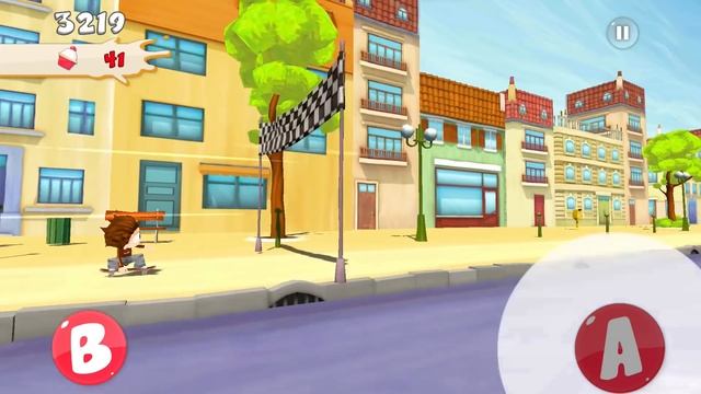 ANGELO SKATE AWAY App deutsch | WAS MACHEN DIE CUPCAKES HIER? Skateboard Spiel смотреть онлайн