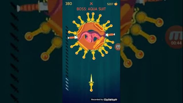 Knife Hit #35 defeating Aqua Suit ! (legendary boss) смотреть онлайн