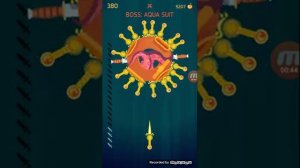 Knife Hit #35 defeating Aqua Suit ! (legendary boss)
