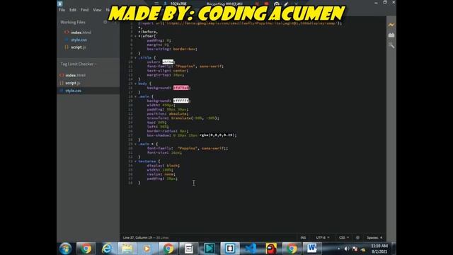 Word Counter with Javascript | Check Tag Limit | YouTube Tag Limit Checker смотреть онлайн