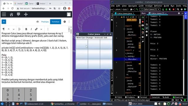 Game GUI Tic Tac Toe (Catur Jawa): Java, Kotlin, Scala with code смотреть онлайн