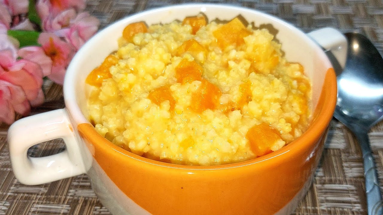 Полезная КАША из ТЫКВЫ с пшеном. Часто готовлю на завтрак ТЫКВЕННУЮ Кашу. смотреть онлайн