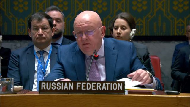 EoV By Amb. Nebenzia After The Vote On The Algerian Draft At UNSC Briefing On The Situation In Gaza