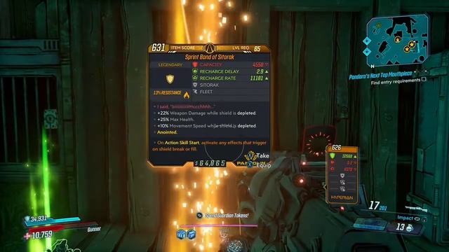 Borderlands 3: The Unstoppable, Human Mutant rare-spawn boss. Rare loot-the Band of Sitorak Shield смотреть онлайн