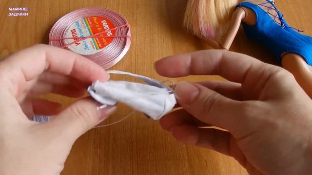 Способ завязать ИНТЕРЕСНЫЙ УЗЕЛ на конце ленты, нитки резинки, шнурка смотреть онлайн
