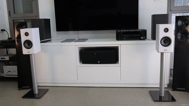 Polk Audio R200 VS R100, Denon DRA-800H Sound Demo смотреть онлайн