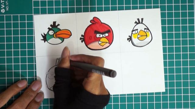 How to Draw 6 Angry Birds Characters смотреть онлайн