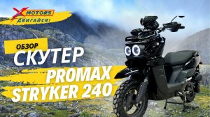 ОБЗОР на скутер PROMAX Stryker 240 в X-MOTORS