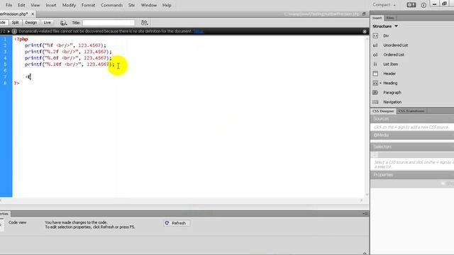 PHP Tutorial 44 How to specifying Number Precision by using printf in PHP Programming смотреть онлайн