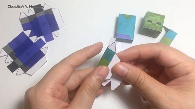 Minecraft Zombie Papercraft !