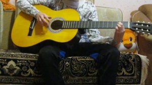 Обучение мелодии на гитаре "Цыганочка" (часть 1/2)