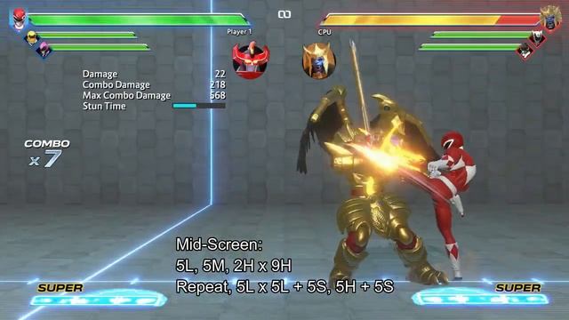[Power Rangers: Battle For The Grid] peck's Combo Guide of Red Ranger [Xbox One] *OLD* смотреть онлайн