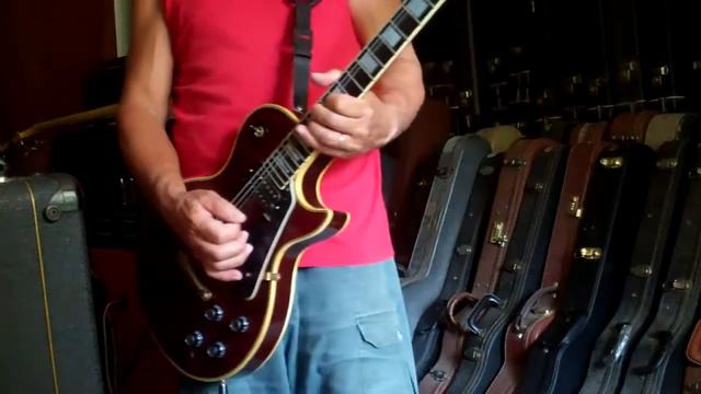 Gibson Les Paul Custom Burgundy SOLD 1976 смотреть онлайн