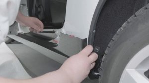 Установка порогов для LADA Largus / Лада Ларгус 2021