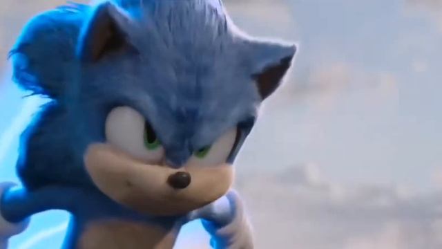 Соник бежит по воде (типа едит) Sonic The Hedgehog 2