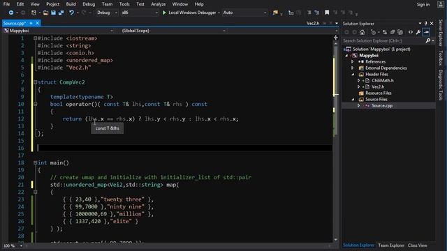 Intermediate C++ Game Programming DirectX [hash table / unordered_map] Tutorial 24.2 смотреть онлайн