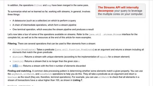 Class 9/26/2016 : Java 8 Streams смотреть онлайн